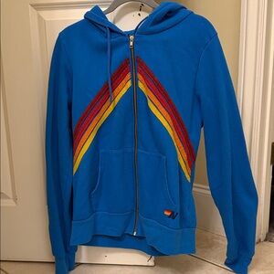 Aviator Nation Blue hoodie size large